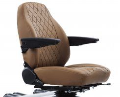 Scootmobiel buiten SOLO BLUE DIAMOND - 3 of 4 wiel