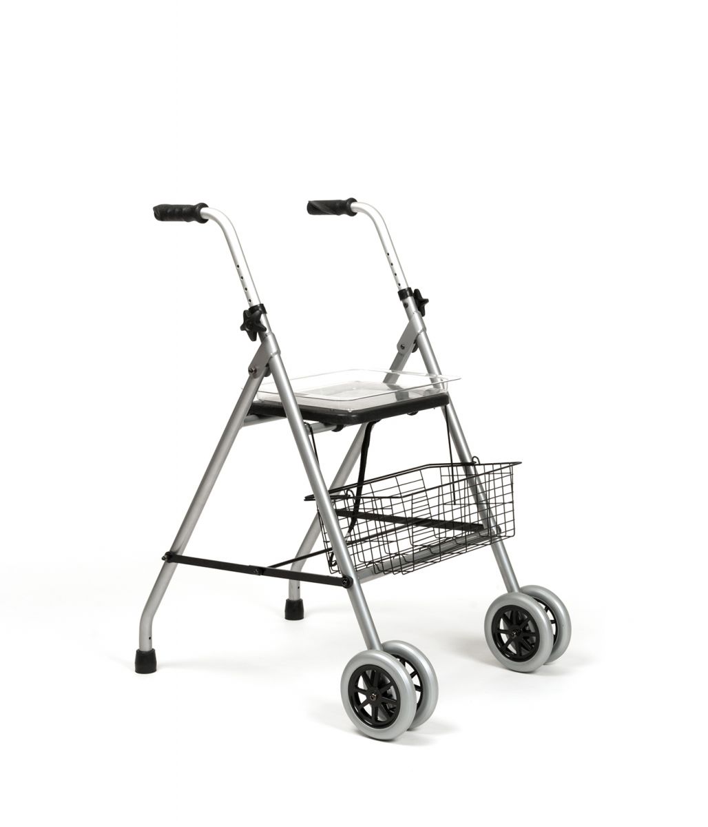 Rollators / Hulpmiddelen 253 de 2 in 1 ROLLATOR EN LOOPKADER