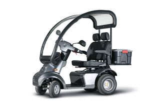 Scootmobiel buiten BREEZE S4 HEAVY DUTY