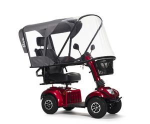 Scootmobiel buiten MERCURIUS 4LTD WT-L4D